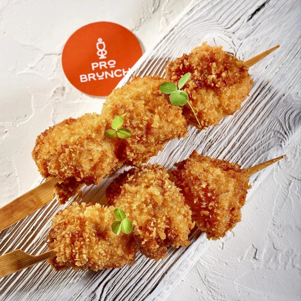 Шашлычок из курочки в хрустящей панировке